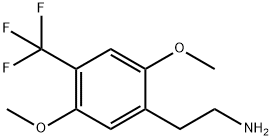 2,5-二甲氧基-4-(三氟甲基)苯乙胺 结构式