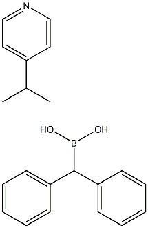 4-异丙基吡啶二苯基甲硼烷 结构式