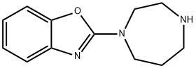 2-[1,4]二氮杂环庚烷-1-基-苯并恶唑 结构式