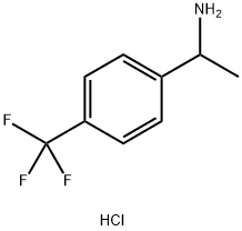 1-(4-(trifluoroMethyl)phenyl)ethanaMine hydrochloride 结构式