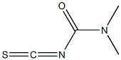 N,N-二甲基氨基甲酰基异硫氰酸酯 结构式