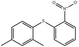 2-(2,4-二甲基苯硫基)硝基苯 结构式