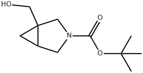 3-Boc-3-azabicyclo[3.1.0]hexane-1-Methanol 结构式