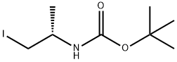 (S)-1-碘-2-(BOC-氨基)丙烷 结构式