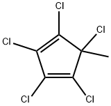 1,2,3,4,5-Pentachloro-5-Methylcyclopentadiene 结构式