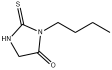 3-丁基-2-硫代氧-4-咪唑啉酮 结构式