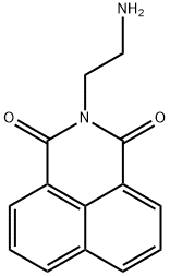 (2-氨基乙基)萘二甲酰亚胺 结构式