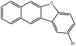 2-溴苯并[B]萘并[2,3-D]呋喃 结构式