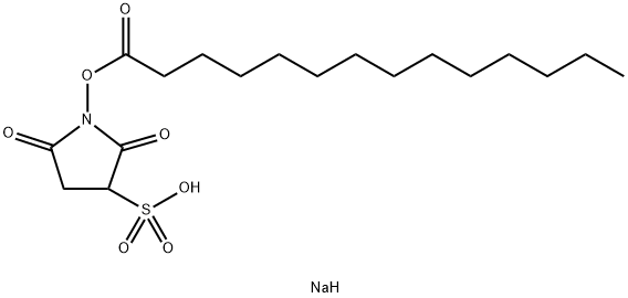 SulfosucciniMidyl Myristate SodiuM 结构式