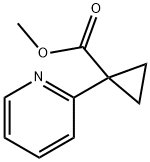 Methyl 1-(pyridin-2-yl)cyclopropanecarboxylate 结构式