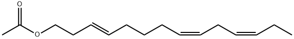 (3E,8Z,11Z)- 十四碳三烯乙酸酯 结构式