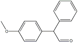 2-(4-甲氧苯基)-2-苯乙醛 结构式