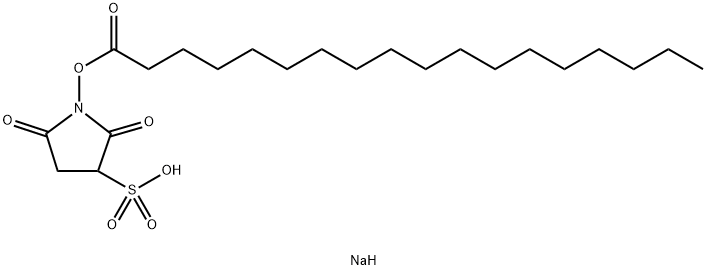 SulfosucciniMidyl Stearate SodiuM 结构式