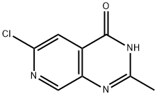 6-氯-2-甲基吡啶并[3,4-D]嘧啶-4(1H)-酮 结构式