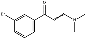 1-(3-溴苯基)-3-(二甲氨基)-2-丙烯-1-酮 结构式