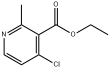 4-氯-2-甲基-吡啶-3-甲酸乙酯 结构式