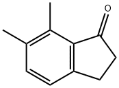 6,7-二甲基-2,3-二氢-1H-茚-1-酮 结构式