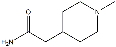 2-(1-Methylpiperidin-4-yl)acetaMide 结构式