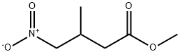 3-甲基-4-硝基丁酸甲酯 结构式
