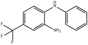 N1-苯基-4-(三氟甲基)苯-1,2-二胺 结构式