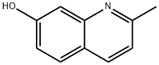 2-甲基-7-羟基喹啉 结构式