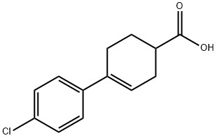 4-(4-氯苯基)环己-3-烯-1-羧酸 结构式