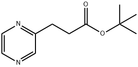 tert-butyl 3-(pyrazin-2-yl)propanoate 结构式