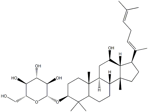 异人参皂苷RH3 结构式