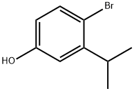 4 - 溴 - 5 - 异丙基苯酚 结构式