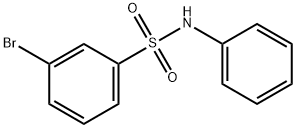 3-溴-N-苯基苯磺酰胺 结构式