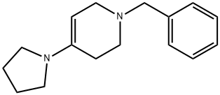 1-benzyl-4-(pyrrolidin-1-yl)-1,2,3,6-tetrahydropyridine 结构式