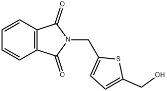 2-{[5-(HYDROXYMETHYL)-2-THIENYL]METHYL}-1H-ISOINDOLE-1,3(2H)-DIONE 结构式