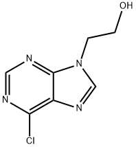 2-(6-Chloro-purin-9-yl)-ethanol 结构式