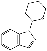 1-(四氢-2H-吡喃-2-基)-1H-吲唑 结构式