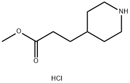 甲基 3-(哌啶-4-基)丙酯盐酸 结构式