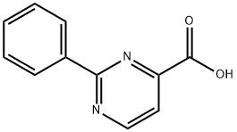 2-苯基嘧啶-4-羧酸 结构式