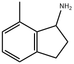 7-甲基-2,3-二氢-1H-茚-1-胺 结构式