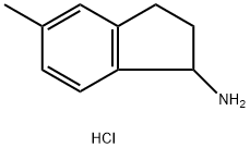 5-甲基-2,3-二氢-1H-茚-1-胺盐酸盐 结构式