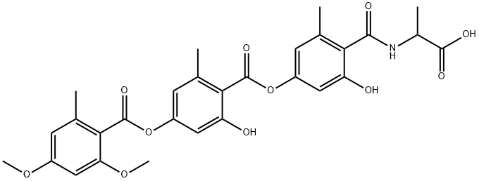 AMIDEPSINE A 结构式