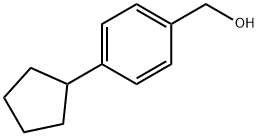 4-环戊基苯甲醇 结构式