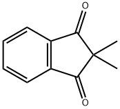 2,2-二甲基-1H-茚-1,3(2H)-二酮 结构式