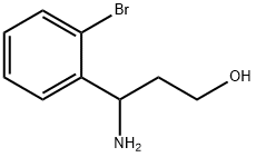 Γ-氨基-2-溴苯丙醇 结构式