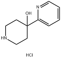 4-(吡啶-2-基)哌啶-4-醇二盐酸盐 结构式
