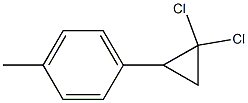 Benzene, 1-(2,2-dichlorocyclopropyl)-4-Methyl- 结构式