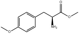 O-甲基-L-酪氨酸甲酯盐酸盐 结构式