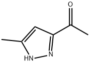 1-(5-甲基-1H-吡唑-3-基)乙酮 结构式