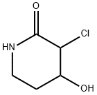 3-氯-4-羟基哌啶-2-酮 结构式