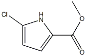 5-氯-1H-吡咯-2-羧酸甲酯 结构式