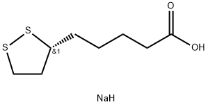 R-(+)-硫辛酸钠 结构式
