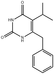 6-苄基-5-异丙基嘧啶-2,4(1H,3H)-二酮 结构式